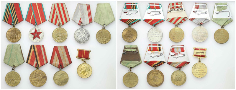 Decorations, Orders, Badges
Russia, Medals set 9 pieces - MISCELLANEOUS 

Zró...