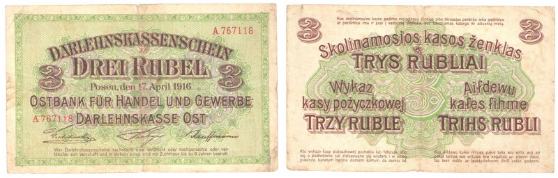 Polish banknotes 1794-1919
POLSKA / POLAND / POLEN / POLOGNE / POLSKO 

OST-P...