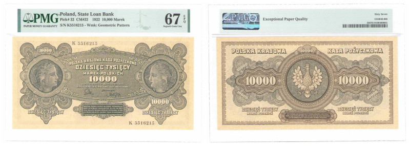 Polish banknotes 1922-1948
POLSKA / POLAND / POLEN / POLOGNE / POLSKO 

10.00...