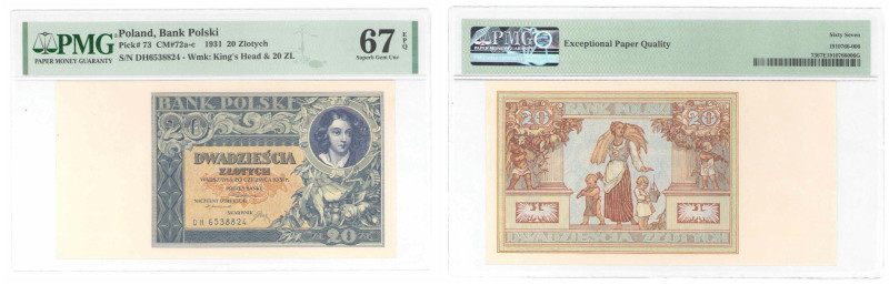 Polish banknotes 1922-1948
POLSKA / POLAND / POLEN / POLOGNE / POLSKO 

20 zl...