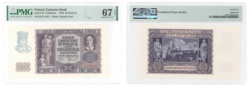 Polish banknotes 1922-1948
POLSKA / POLAND / POLEN / POLOGNE / POLSKO 

20 zl...