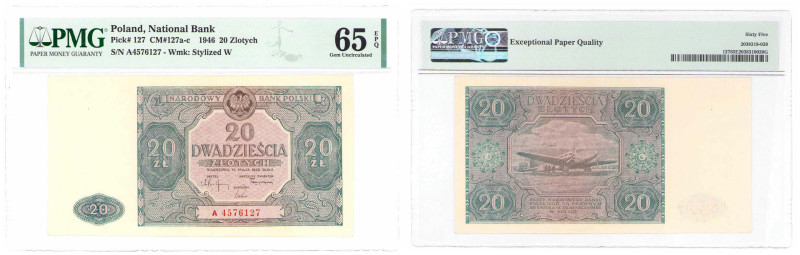 Polish banknotes 1922-1948
POLSKA / POLAND / POLEN / POLOGNE / POLSKO 

20 zl...