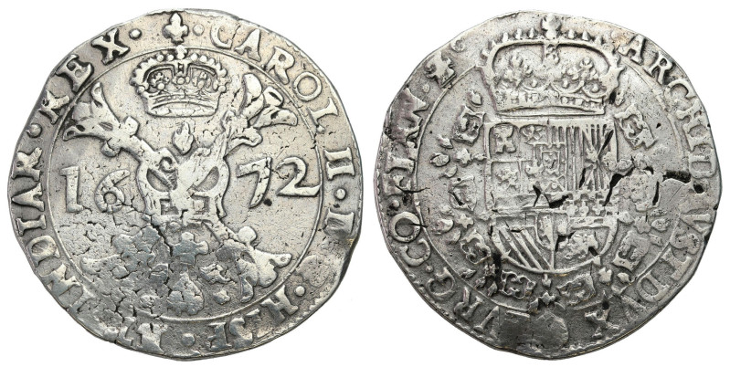 Netherlands
Spanish Netherlands, Charles II (16651700). Patagon 1672, Bruges 
...