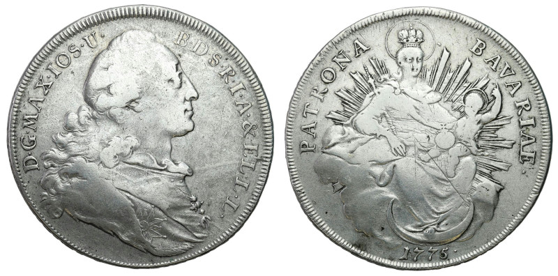 Germany
Germany, Bavaria. Maximilian III Joseph (17451777). Thaler 1775, Munich...