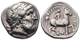 Eastern Europe. Imitation of Philip II of Macedon 300 BC. Tetradrachm AR