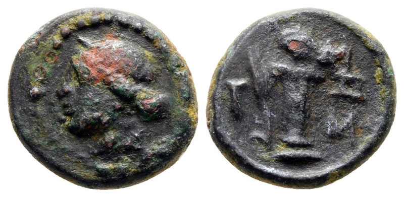 The Thracian Chersonese. Sestos circa 300 BC. 
Bronze Æ

12 mm, 1,54 g


...