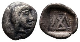 Kings of Thrace. Odrysian. Saratokos 407-369 BC. Obol AR