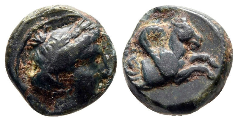 Mysia. Lampsakos circa 350-300 BC. 
Bronze Æ

10 mm, 1,50 g



Very Fine