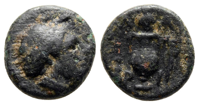 Troas. Larissa-Ptolemais circa 400-300 BC. 
Bronze Æ

11 mm, 1,33 g



Fi...