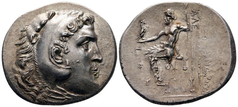 Pamphylia. Aspendos circa 212-184 BC. In the name and types of Alexander III of ...