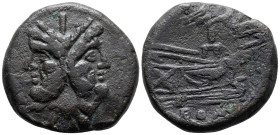 Anonymous 211 BC. Rome. As Æ