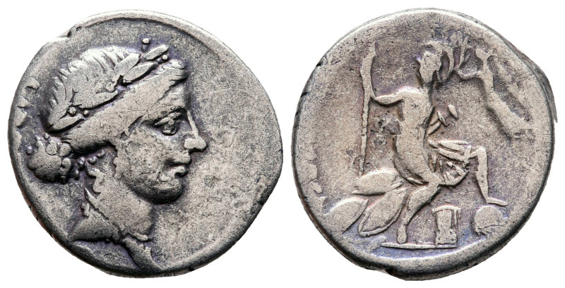 C. Vibius C.f. Cn. Pansa Caetronianus 48 BC. Rome
Denarius AR

18 mm, 3,70 g...