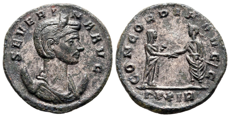 Severina AD 270-275. Rome
Antoninianus Æ silvered

21 mm, 3,41 g



Very ...