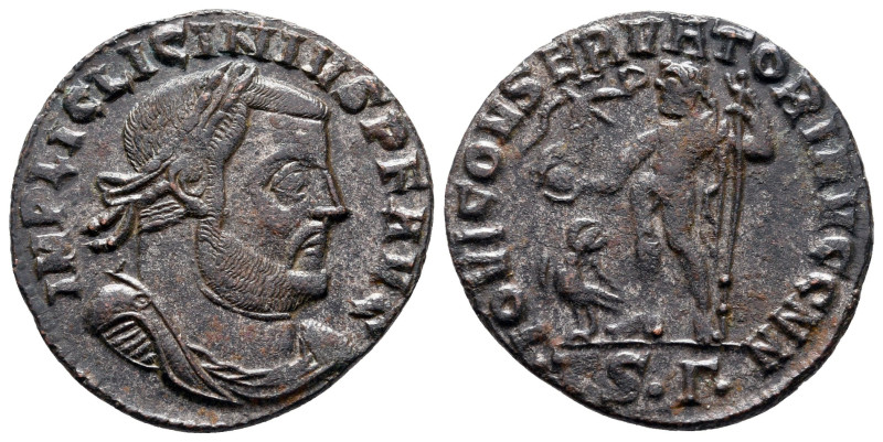 Licinius I AD 308-324. Thessaloniki
Follis Æ

23 mm, 3,29 g



Very Fine