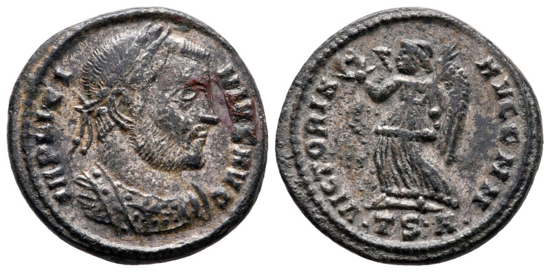 Licinius I AD 308-324. Thessaloniki
Follis Æ

18 mm, 3,11 g



Very Fine