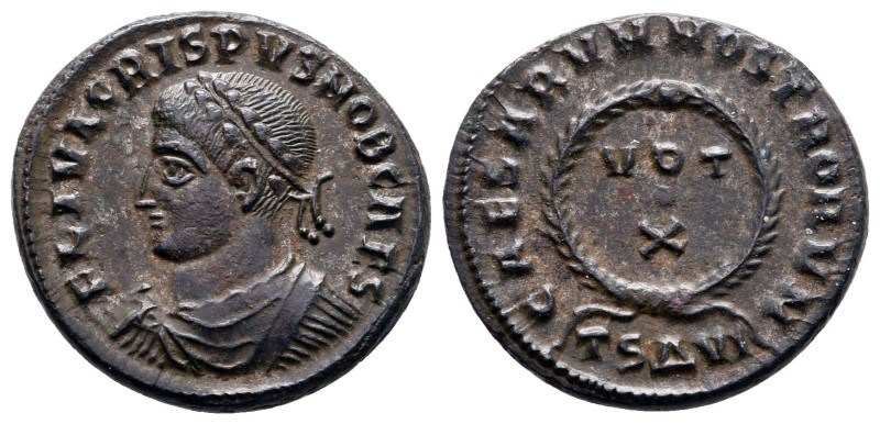 Crispus, as Caesar AD 316-326. Thessaloniki
Follis Æ

18 mm, 3,14 g



Ex...