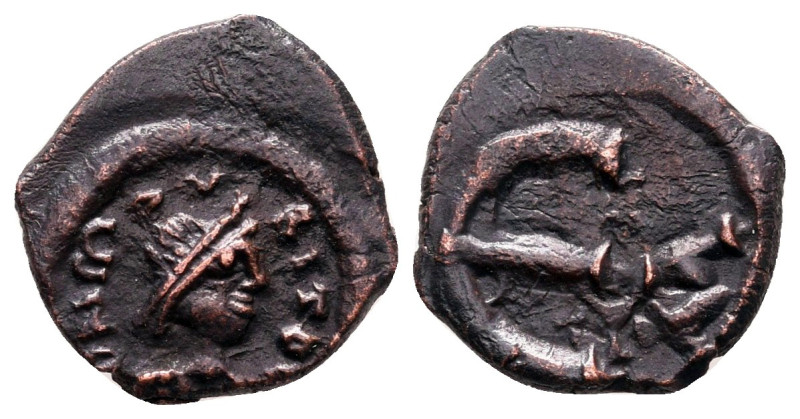 Maurice Tiberius AD 582-602. Constantinople
Pentanummium Æ

14 mm, 1,29 g

...