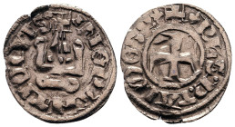 Principality of Achaea. Philippe de Taranto AD 1307-1313. Denier Tournois BI
