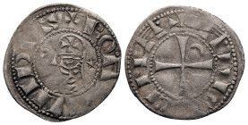 Principality of Antioch. Antioch. Bohemond III AD 1163-1201. Denier AR