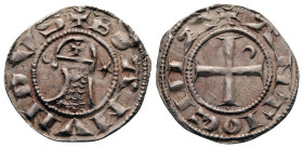 Principality of Antioch. Antioch. Bohemond III AD 1163-1201. Denier AR