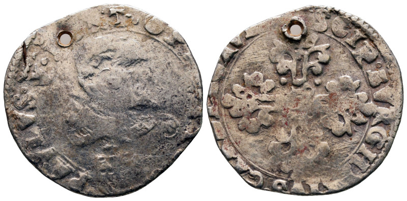 France. Uncertain mint. AD 1574-1610.
Demi-Franc AR

28 mm, 6,68 g



Nea...