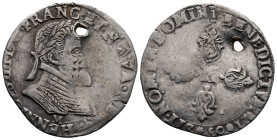 France. Toulouse. Henri IV AD 1589-1610. Demi-Franc AR