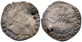 France. Toulouse. Henri IV AD 1589-1610. Demi-Franc AR