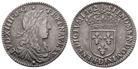 France. Louis XIV 'the Sun King' AD 1643-1715. 1/12 Ecu AR