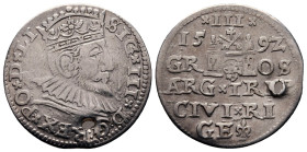 Poland. Sigismund III Vasa AD 1587-1632. 3 Groschen AR