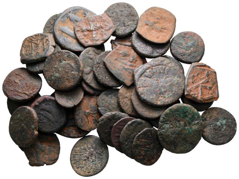 Lot of ca. 50 ancient bronze coins / SOLD AS SEEN, NO RETURN!

Fine