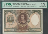 1000 Pesetas. 9 de Enero de 1940. Serie A. (Edifil 2017: 440). EBC+. Encapsulado PMG45.