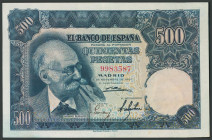 500 Pesetas. 15 de Noviembre de 1951. Sin serie. (Edifil 2017: 460). Conserva su apresto original. EBC+.