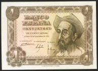 1 Peseta. 19 de Noviembre de 1951. Sin serie. (Edifil 2021: 461). Apresto original. EBC++.