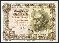 1 Peseta. 19 de Noviembre de 1951. Serie A. (Edifil 2021: 461a). Apresto original. SC.