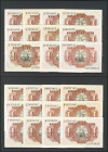 Precioso conjunto de 23 billetes de 1 Peseta emitidos el 22 de Junio de 1953, incluyendo todas las letras de la serie inicial, a excepción de la F, Q,...