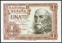 1 Peseta. 22 de Julio de 1953. Serie F. (Edifil 2021: 465a). Apresto original. SC.