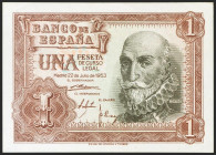 1 Peseta. 22 de Julio de 1953. Serie K. (Edifil 2021: 465a). Apresto original. SC--.