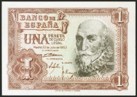 1 Peseta. 22 de Julio de 1953. Serie Q. (Edifil 2021: 465a). Apresto original. SC-.