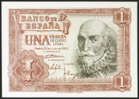 1 Peseta. 22 de Julio de 1953. Serie T. (Edifil 2021: 465a). Apresto original. SC.