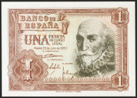 1 Peseta. 22 de Julio de 1953. Serie X. (Edifil 2021: 465a). Apresto original. SC.
