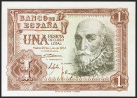 1 Peseta. 22 de Julio de 1953. Serie 1A. (Edifil 2021: 465b). Apresto original. SC.