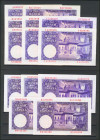 Precioso conjunto de 13 billetes de 25 Pesetas emitidos el 22 de Julio de 1954, incluyendo todas las letras de la serie inicial, a excepción de la C, ...