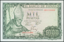 1000 Pesetas. 19 de Noviembre de 1965. Serie 1D. (Edifil 2017: 471b). SC-.