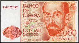 2000 Pesetas. 22 de Julio de 1980. Serie 1X. (Edifil 2021: 479a). SC--.