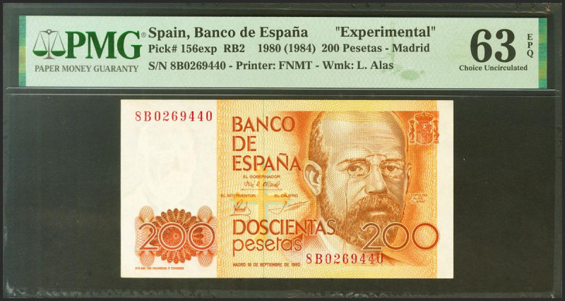 200 Pesetas. 16 de Septiembre de 1980. Serie especial 8B. (Edifil 2021: 480c, Pi...