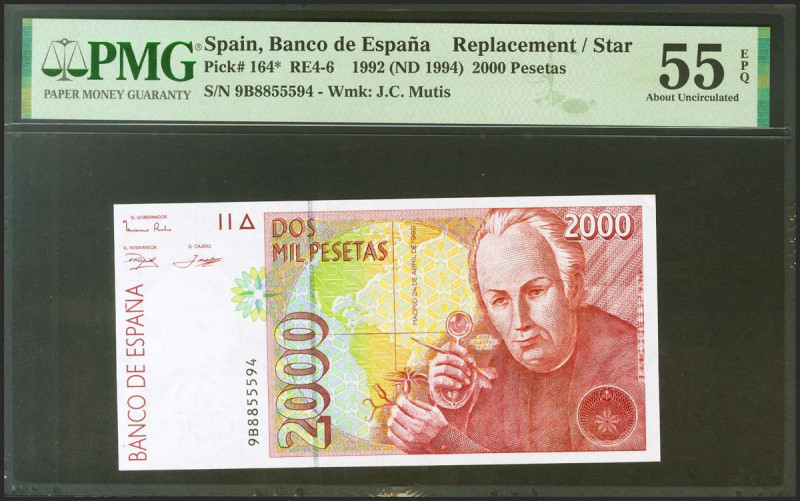 2000 Pesetas. 24 de Abril de 1992. Serie especial 9B. (Edifil 2021: 482Ab, Pick:...