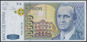 10000 Pesetas. 12 de Octubre de 1992. Serie 9A, numeración especial. (Edifil 2017: 485b). SC.