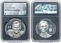 Elizabeth II silver Proof Ultra High Relief "Abraham Lincoln" 5 Dollars (1 oz) 2022 PR70 Ultra Cameo NGC, KM-Unl. HID09801242017 © 2023 Heritage Aucti...