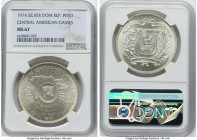 Republic silver "Central American Games" Peso 1974 MS67 NGC, KM35. 12th Central American and Caribbean Games. HID09801242017 © 2023 Heritage Auctions ...