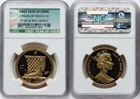 British Dependency. Elizabeth II gold Proof Noble 1994 PR69 Ultra Cameo NGC, Pobjoy mint, KM-Unl. First year of issue. This deeply mirrored and fully ...